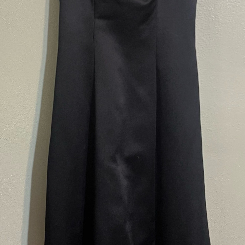 Black and White Beaded Gown